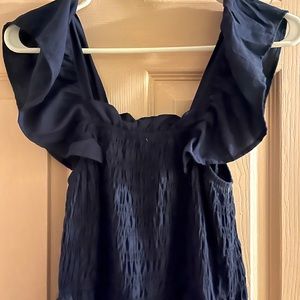 Smocked maxi dress from madewell.